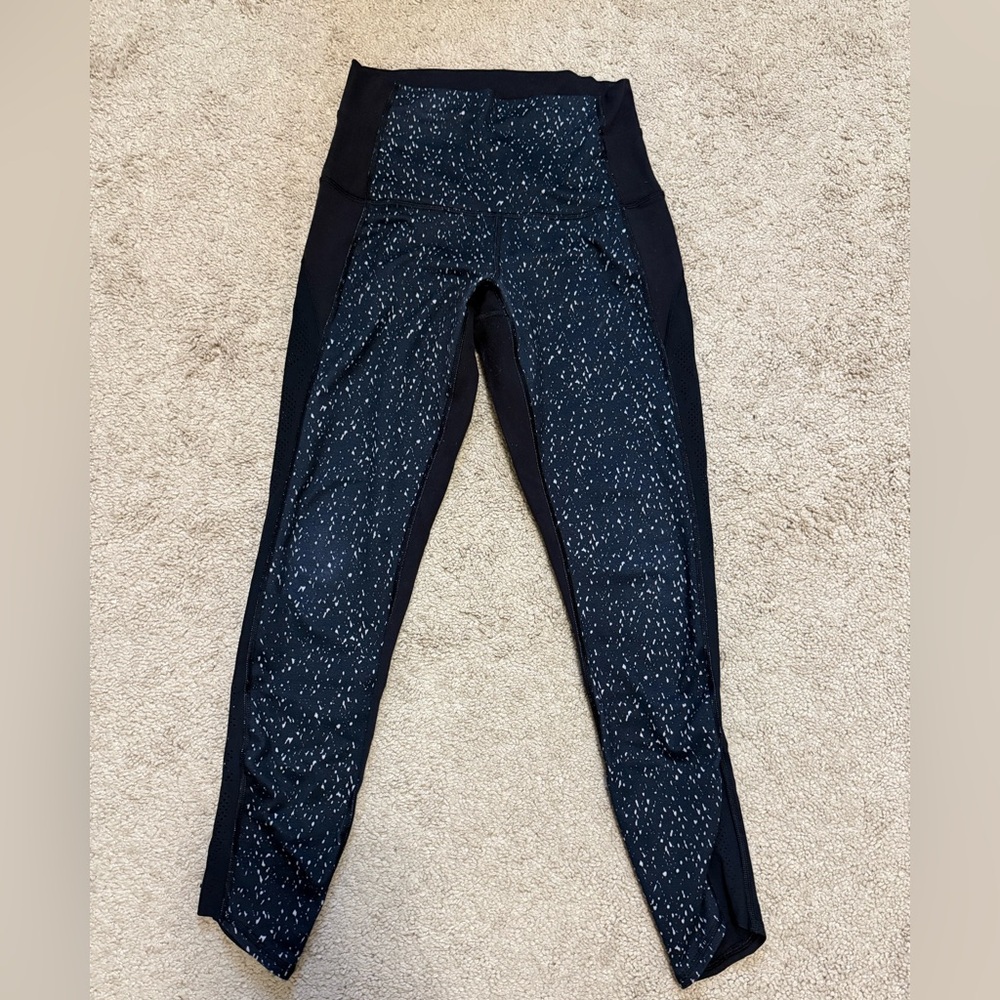 lululemon athletica Black Speckled High-Rise Leggings